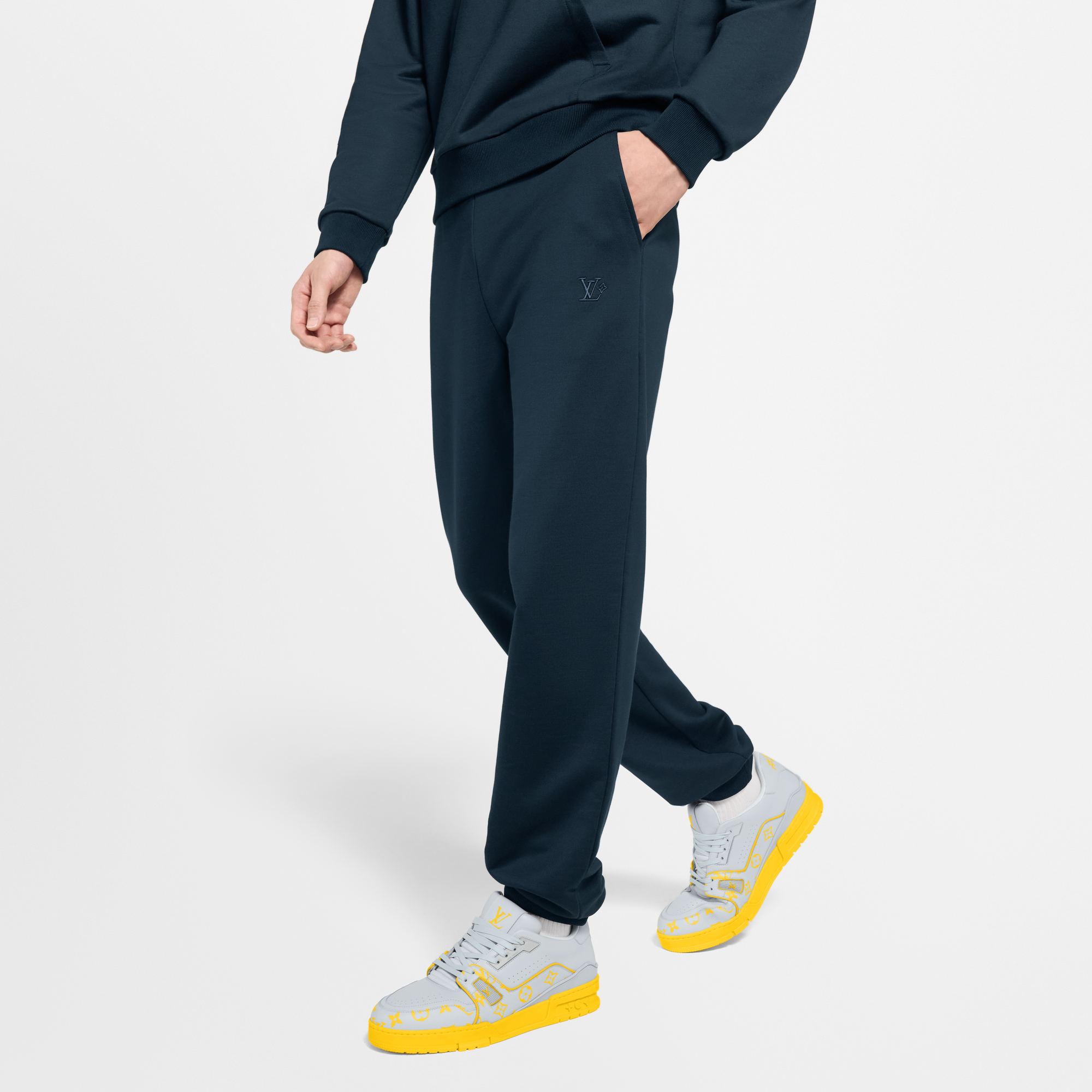 Silk Blend Signature Track Pants  in Men's Ready-to-Wear All Ready-to-Wear collections by Louis Vuitton (Product zoom)